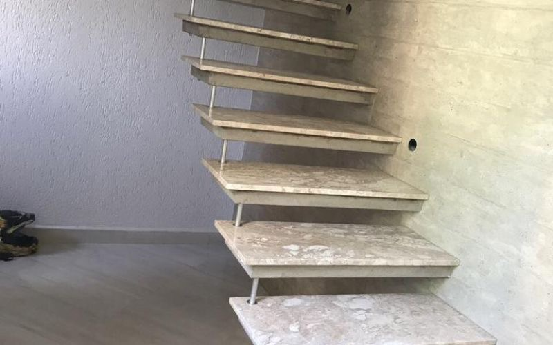 Tipos de revestimento escadas pré moldadas