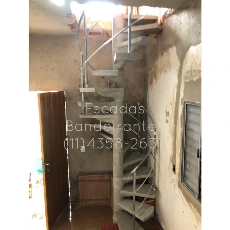 Corrimão de ferro galvanizado simples