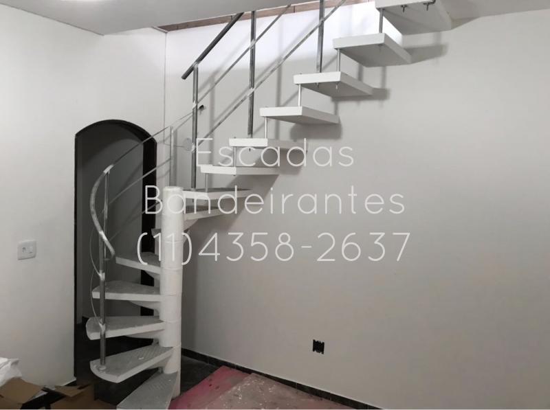 Corrimão de ferro galvanizado simples