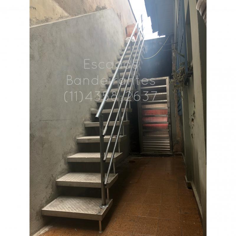 Corrimão de ferro galvanizado tubular