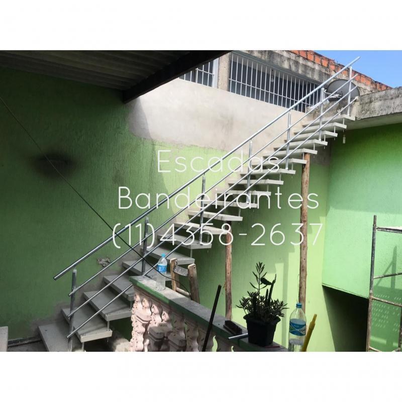 Corrimão de ferro galvanizado tubular