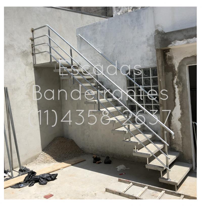 Corrimão de ferro galvanizado tubular