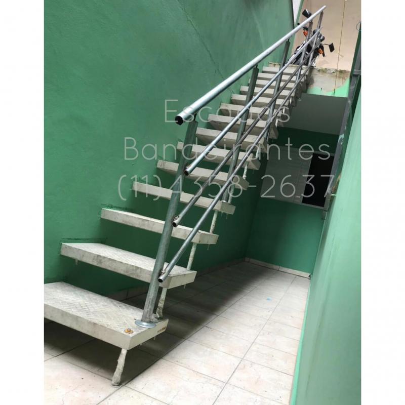 Corrimão de ferro galvanizado tubular