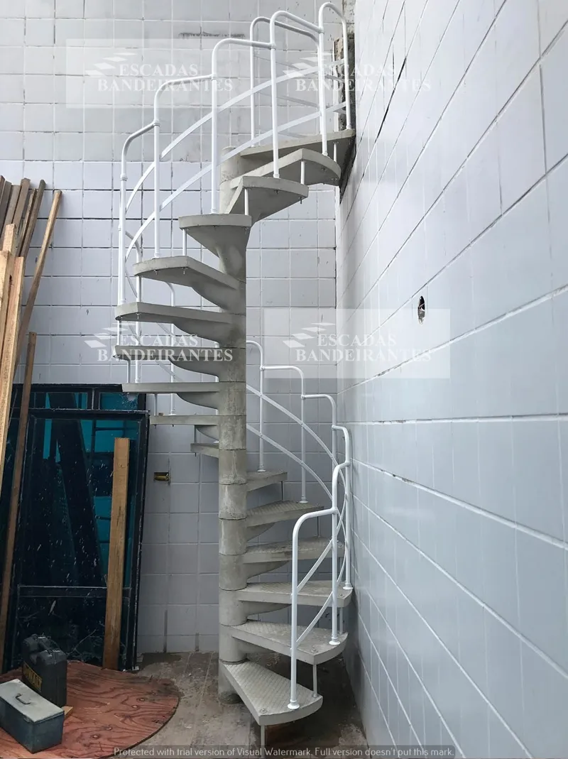 Corrimão de alumínio para escada