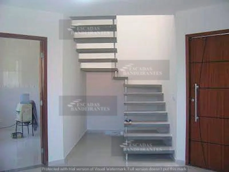 Escada de concreto em u